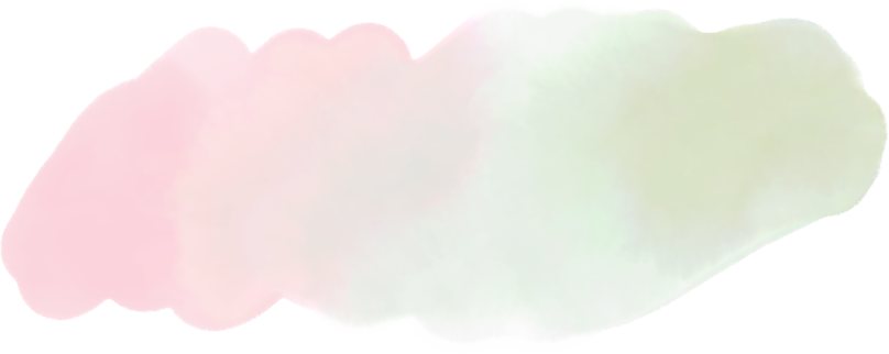 Watercolor Pink and Green